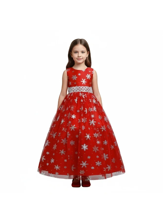 Bidani Bidani Snowflake Princess Holiday Gown